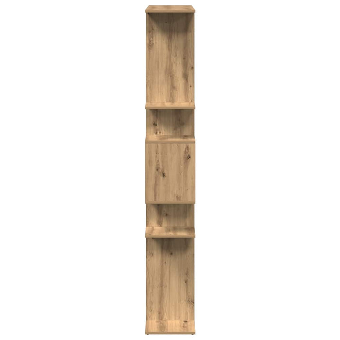 Bibliotecă, stejar artizanal, 92x29x188 cm, lemn prelucrat - WALTI WALTI
