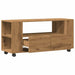 Dulap TV cu roți stejar artizanal 102x34,5x43 cm lemn prelucrat - WALTI WALTI