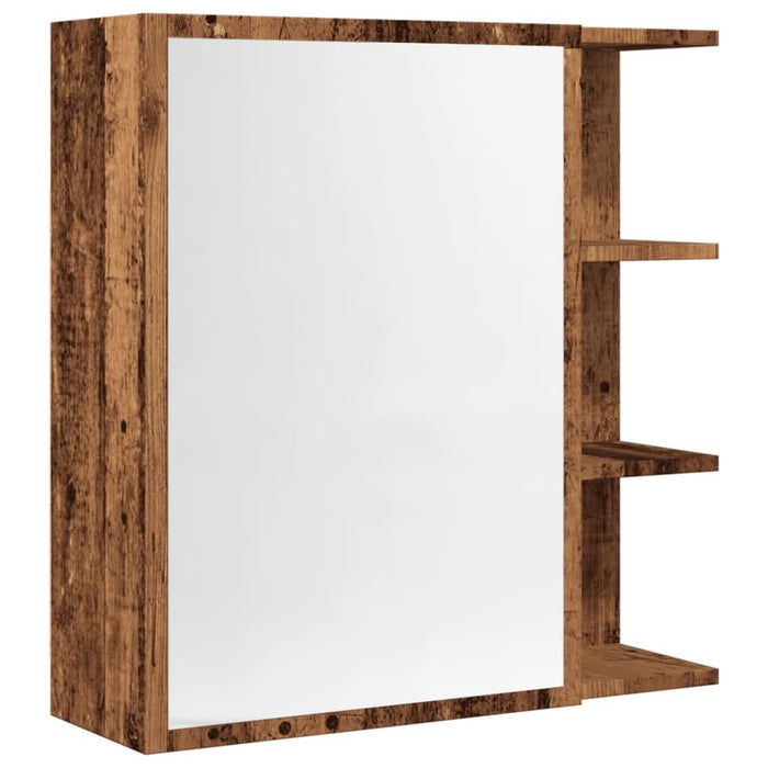 Dulap baie cu oglindă lemn vechi 62,5x20,5x64 cm lemn prelucrat - WALTI WALTI