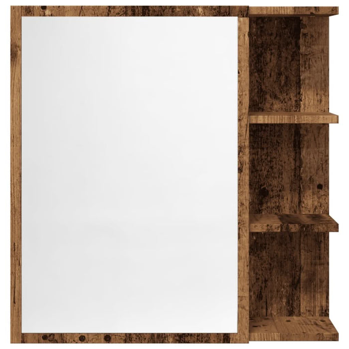 Dulap baie cu oglindă lemn vechi 62,5x20,5x64 cm lemn prelucrat - WALTI WALTI