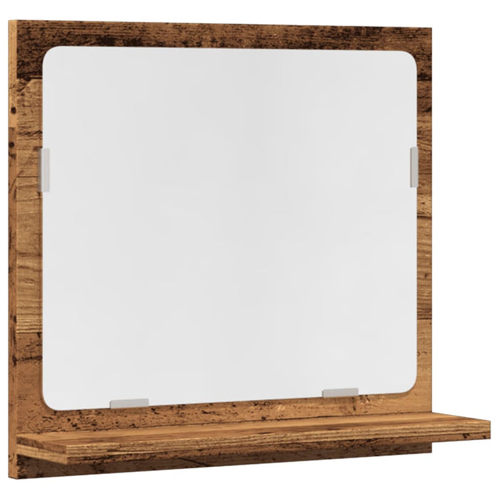 Dulap baie cu oglindă, lemn vechi, 40x11x37 cm, lemn prelucrat - WALTI WALTI