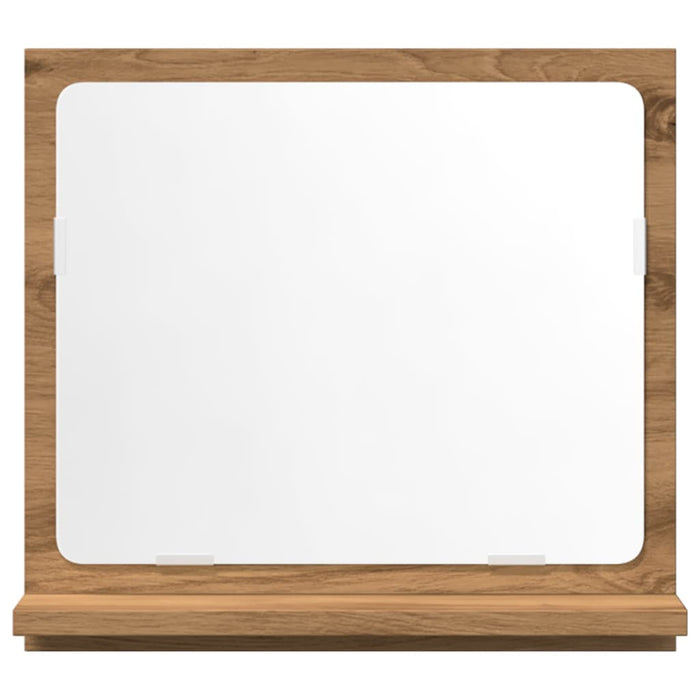 Dulap baie cu oglindă stejar artizanal 40x11x37 cm, lemn - WALTI WALTI