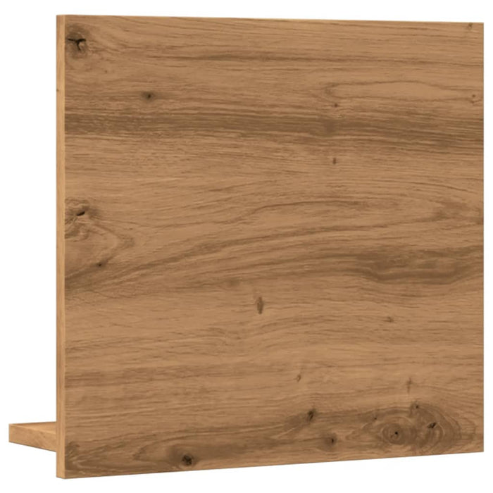 Dulap baie cu oglindă stejar artizanal 40x11x37 cm, lemn - WALTI WALTI