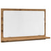 Dulap baie cu oglindă stejar artizanal 60x11x37 cm, lemn - WALTI WALTI