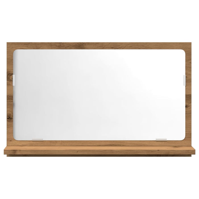 Dulap baie cu oglindă stejar artizanal 60x11x37 cm, lemn - WALTI WALTI