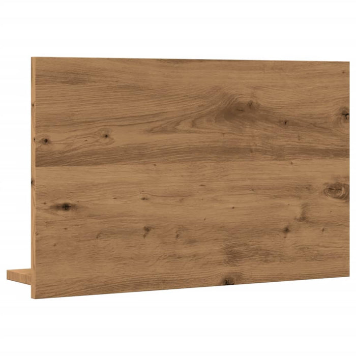 Dulap baie cu oglindă stejar artizanal 60x11x37 cm, lemn - WALTI WALTI