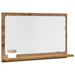 Dulap baie cu oglindă stejar artizanal 60x11x37 cm, lemn - WALTI WALTI