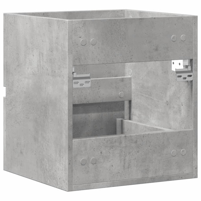 Dulap pentru chiuvetă, gri beton, 41x38,5x45 cm, PAL - WALTI WALTI