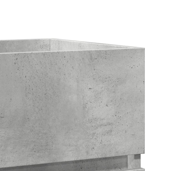 Dulap pentru chiuvetă, gri beton, 41x38,5x45 cm, PAL - WALTI WALTI