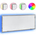 Oglindă de baie LED sonoma gri, 100x8,5x37 cm lemn prelucrat - WALTI WALTI