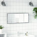 Oglindă de baie LED sonoma gri, 100x8,5x37 cm lemn prelucrat - WALTI WALTI