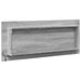 Oglindă de baie LED sonoma gri, 100x8,5x37 cm lemn prelucrat - WALTI WALTI