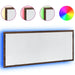 Oglindă de baie LED stejar maro, 100x8,5x37 cm lemn prelucrat - WALTI WALTI