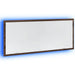 Oglindă de baie LED stejar maro, 100x8,5x37 cm lemn prelucrat - WALTI WALTI