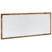 Oglindă de baie LED lemn vechi, 100x8,5x37 cm lemn prelucrat - WALTI WALTI