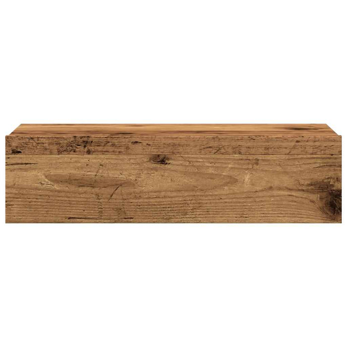 Dulap TV cu lumini LED, lemn vechi, 60x35x15,5 cm - WALTI WALTI