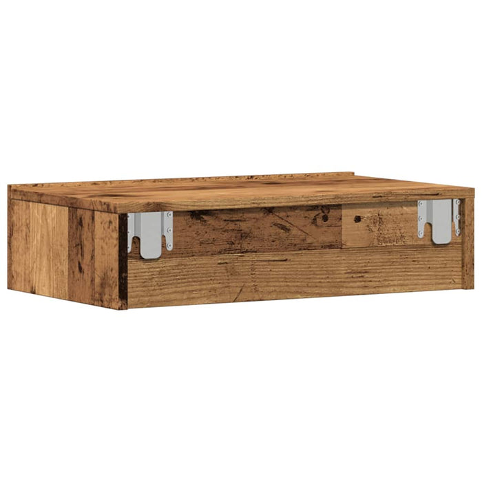 Dulap TV cu lumini LED, lemn vechi, 60x35x15,5 cm - WALTI WALTI