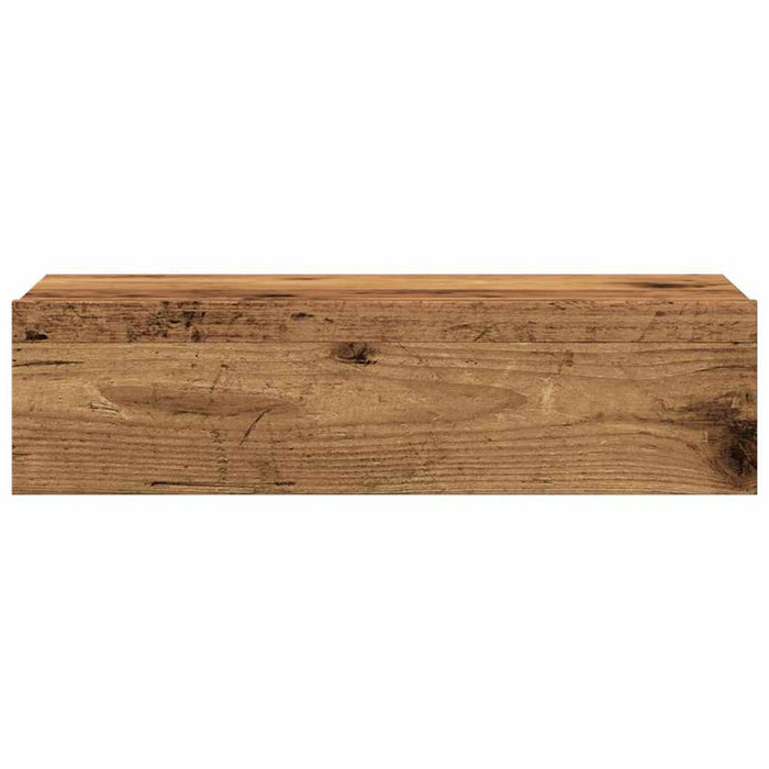 Dulapuri TV cu lumini LED, 2 buc., lemn vechi, 60x35x15,5 cm - WALTI WALTI