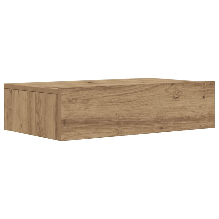 Comodă TV cu lumini LED, stejar artizanal, 60x35x15,5 cm - WALTI WALTI