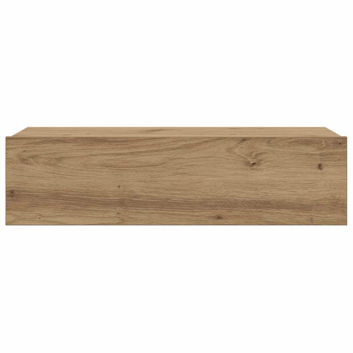 Comodă TV cu lumini LED, stejar artizanal, 60x35x15,5 cm - WALTI WALTI