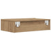 Comodă TV cu lumini LED, stejar artizanal, 60x35x15,5 cm - WALTI WALTI