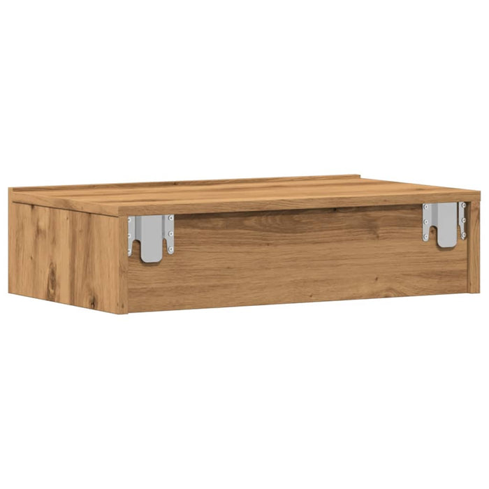 Comode TV cu lumini LED 2 buc., stejar artizanal, 60x35x15,5 cm - WALTI WALTI