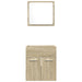 Set mobilier de baie, 2 piese, stejar sonoma, lemn prelucrat - WALTI WALTI