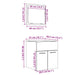 Set mobilier de baie, 2 piese, stejar sonoma, lemn prelucrat - WALTI WALTI