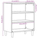 Dulap, stejar artizanal, 57x35x75 cm, lemn prelucrat - WALTI WALTI