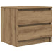 Noptiere 2 buc. stejar artizanal, 50x40x43.5 cm, lemn prelucrat - WALTI WALTI