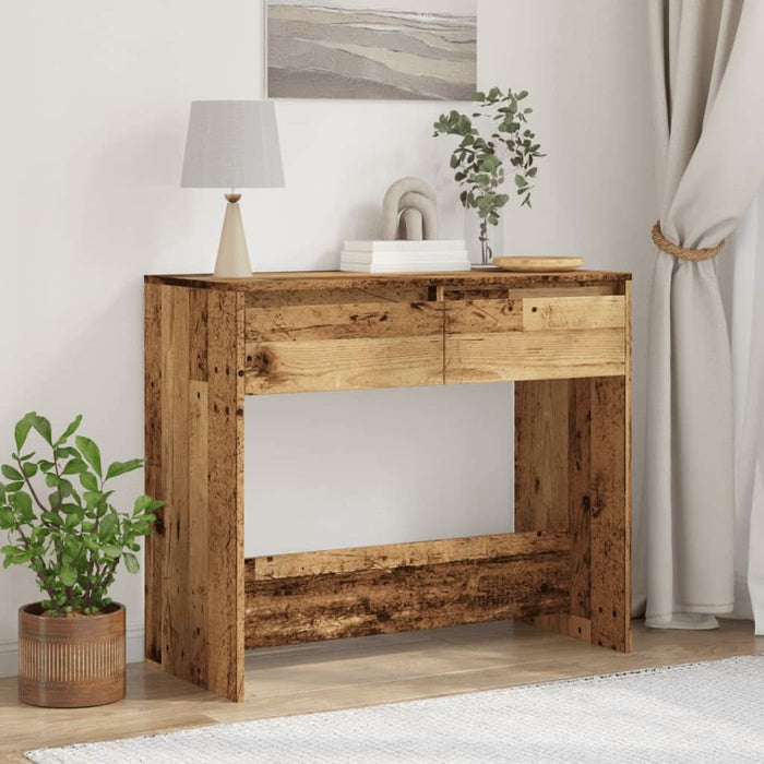 Masă consolă, lemn vechi, 89x41x76,5 cm, lemn prelucrat - WALTI WALTI
