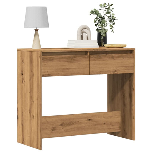 Măsuță consolă, stejar artizanal, 89x41x76,5 cm, lemn prelucrat - WALTI WALTI