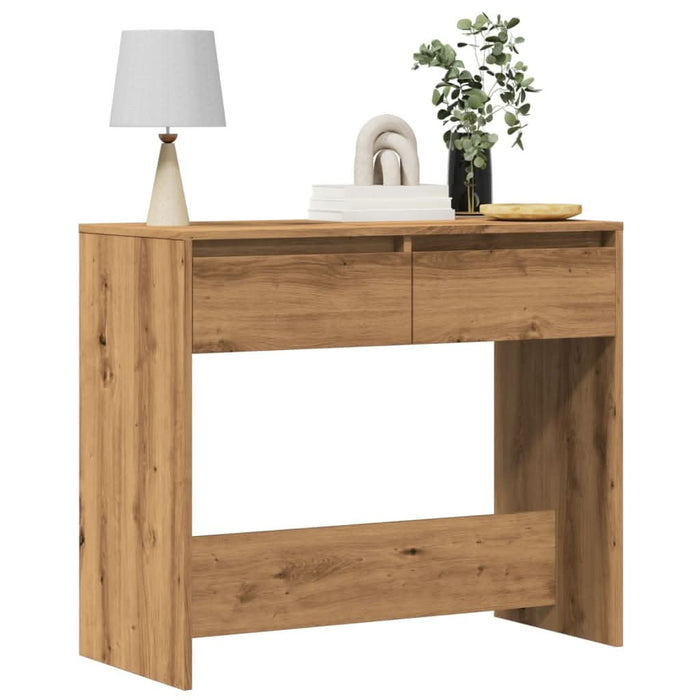 Măsuță consolă, stejar artizanal, 89x41x76,5 cm, lemn prelucrat - WALTI WALTI