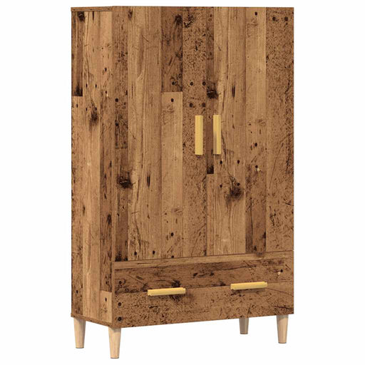 Dulap înalt, lemn vechi, 70x31x115 cm, lemn compozit - WALTI WALTI