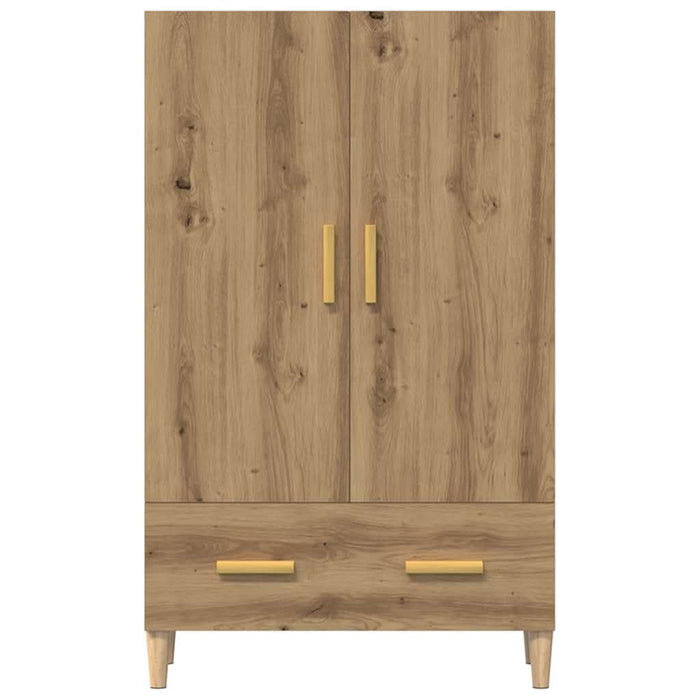 Dulap înalt, Stejar artizanal, 70x31x115 cm, lemn compozit - WALTI WALTI