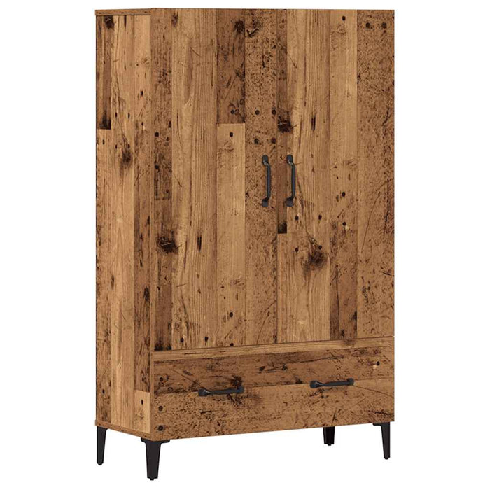 Dulap înalt, lemn vechi, 70x31x115 cm, lemn compozit - WALTI WALTI