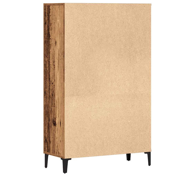 Dulap înalt, lemn vechi, 70x31x115 cm, lemn compozit - WALTI WALTI