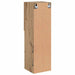 Comode TV cu lumini LED 2 buc. stejar artizanal 30,5x30x102 cm - WALTI WALTI