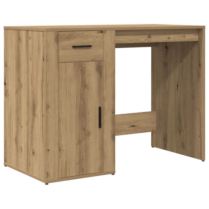 Birou, stejar artizanal, 100x49x75 cm, lemn prelucrat - WALTI WALTI