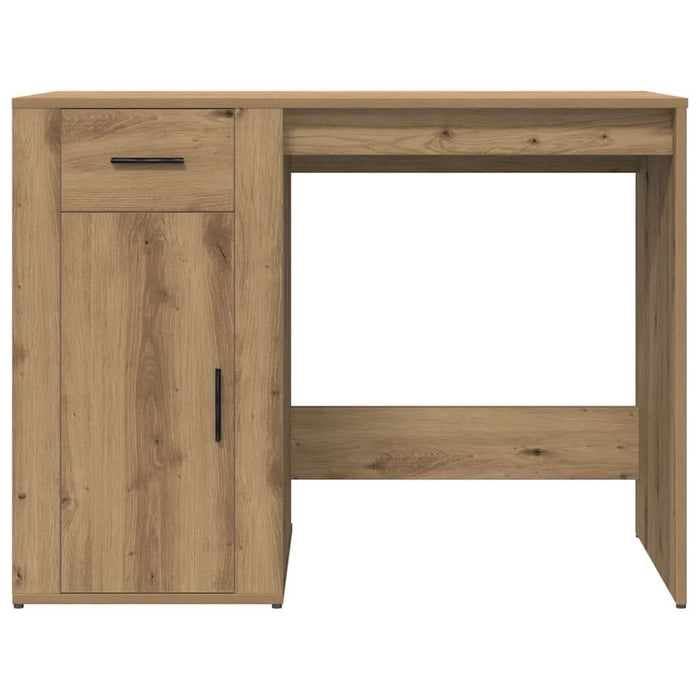 Birou, stejar artizanal, 100x49x75 cm, lemn prelucrat - WALTI WALTI