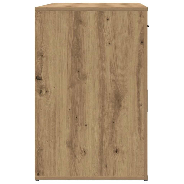 Birou, stejar artizanal, 100x49x75 cm, lemn prelucrat - WALTI WALTI