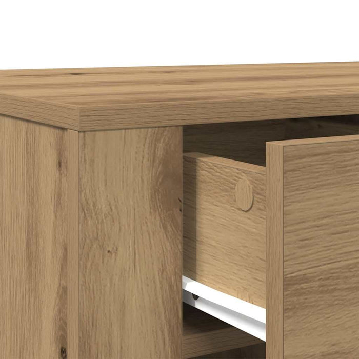 Birou, stejar artizanal, 100x49x75 cm, lemn prelucrat - WALTI WALTI