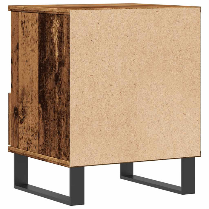 Noptiere, 2 buc., lemn vechi, 40x35x50 cm, lemn prelucrat - WALTI WALTI