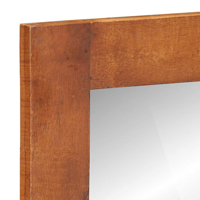 Oglindă de perete cu sertare 60x33x90 cm lemn masiv de salcâm - WALTI WALTI