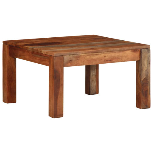 Masuta de cafea 60x60x35 cm din lemn masiv de salcam - WALTI WALTI