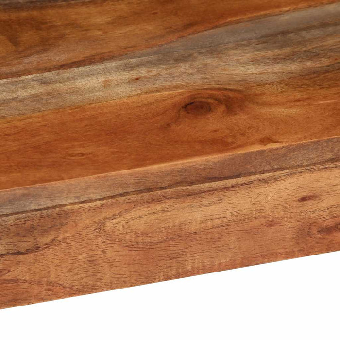 Masuta de cafea 60x60x35 cm din lemn masiv de salcam WALTI