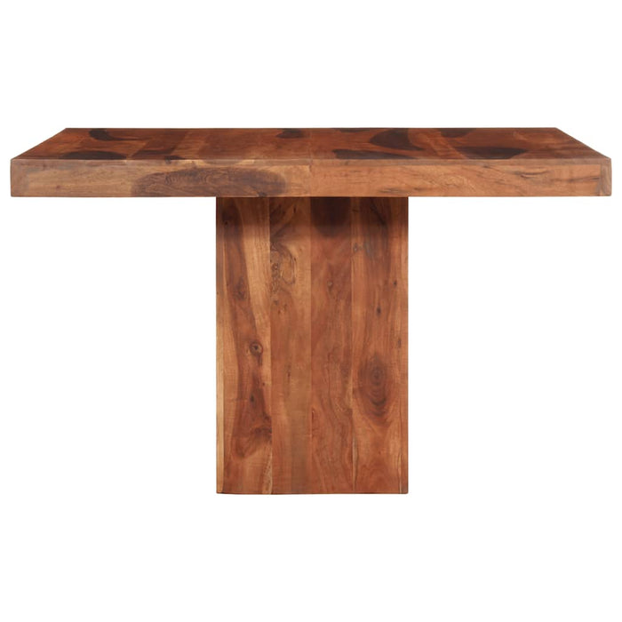 Masă de sufragerie 120x120x77 cm din lemn masiv de salcâm WALTI