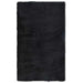 Covor Shaggy cu fir lung NAVARRA negru, 60x100 cm, poliester - WALTI WALTI
