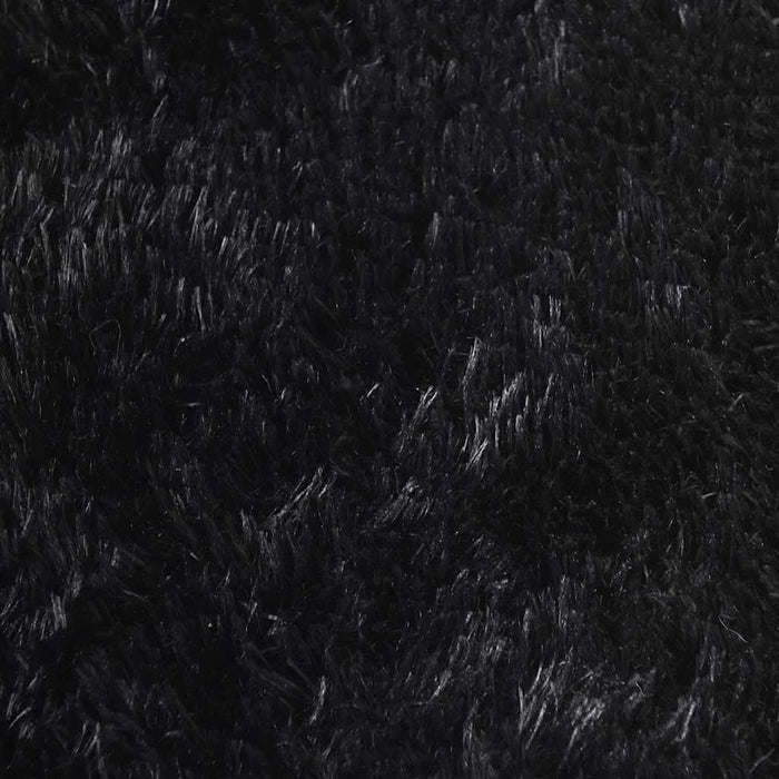 Covor Shaggy cu fir lung NAVARRA negru, 60x100 cm, poliester - WALTI WALTI
