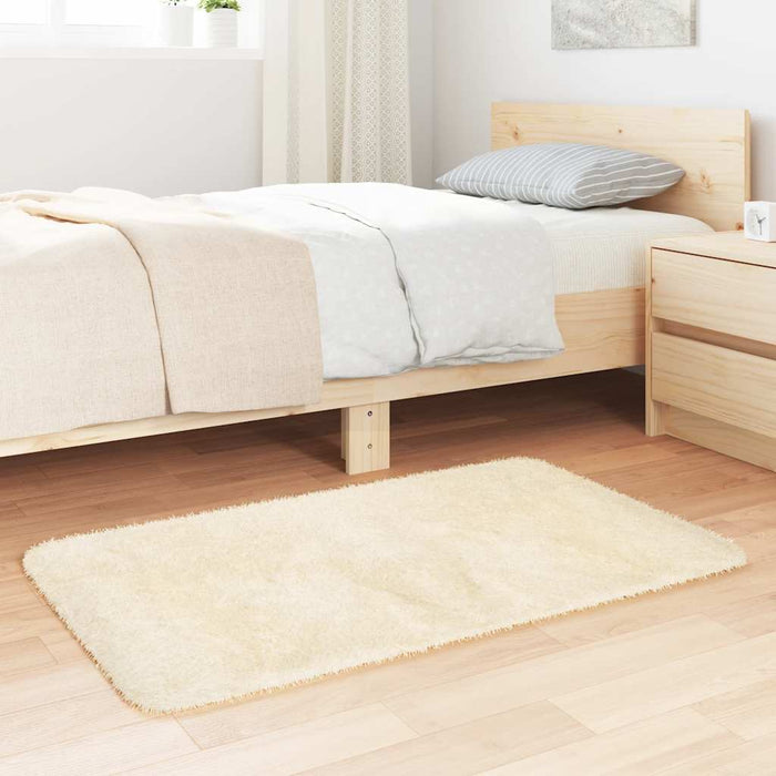 Covor shaggy cu pom înalt, NAVARRA, crem, 60x100 cm, poliester - WALTI WALTI